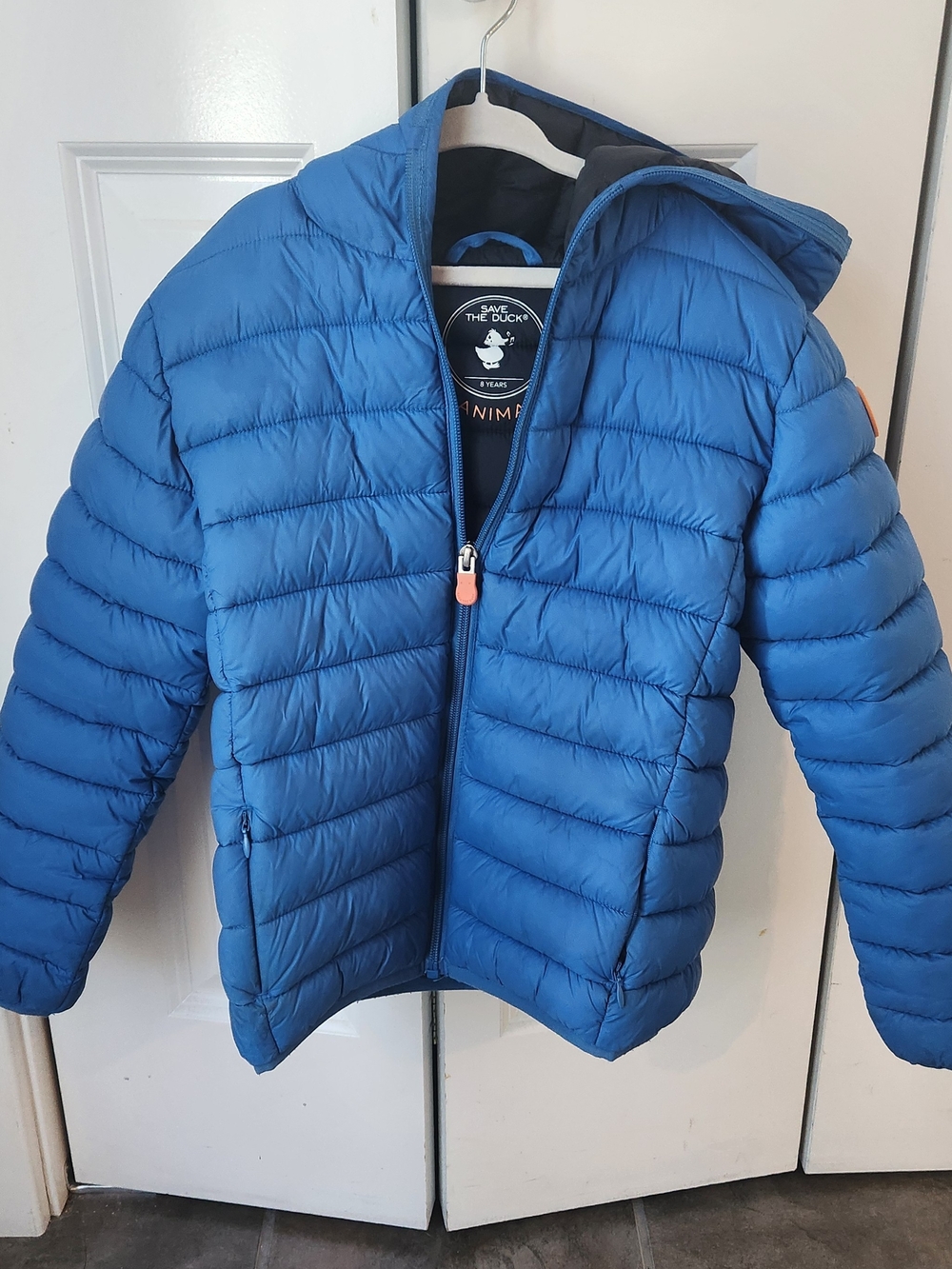 Save The Duck Kids' Lightweight Blue Puffer Jacket
